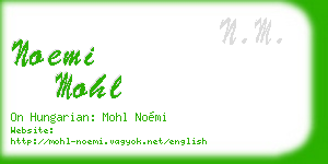 noemi mohl business card